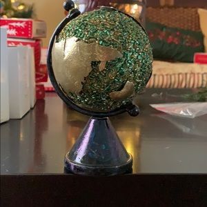Globe Christmas ornament